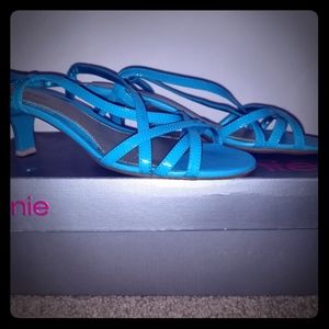 Turquoise small heels